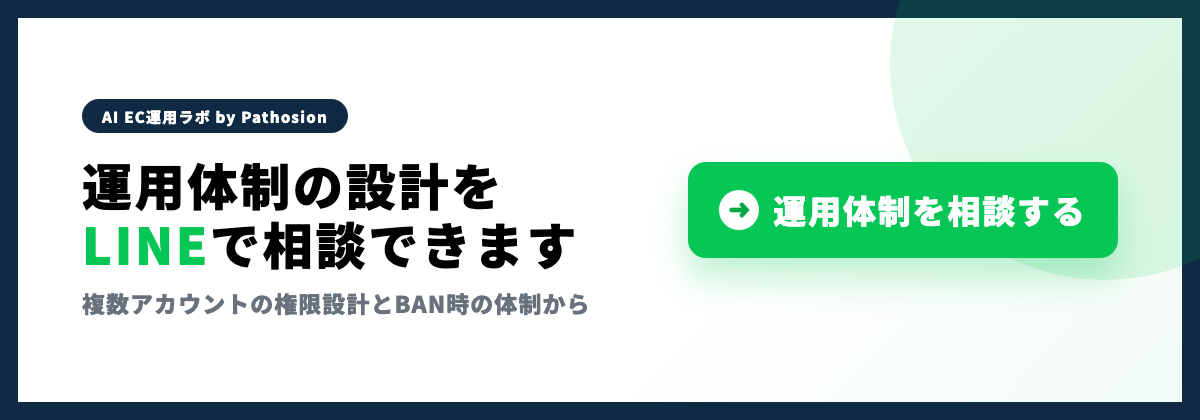 LINE Harnessの運用体制と複数アカウント・BAN対応をLINEで相談するためのCTA